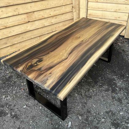 Single Slab Rainbow Poplar Table